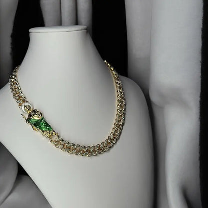Miami Cuban Chain Necklace – Gold-Plated Statement Jewelry