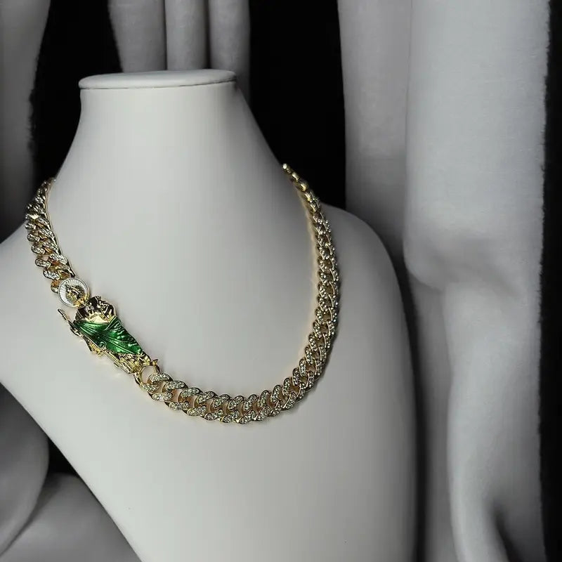 Miami Cuban Chain Necklace – Gold-Plated Statement Jewelry