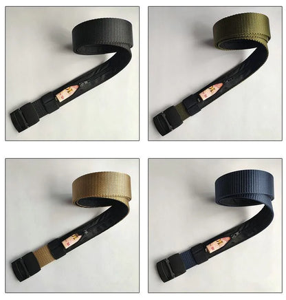 Men’s Tactical Money Belt – Hidden Zipper Wallet 