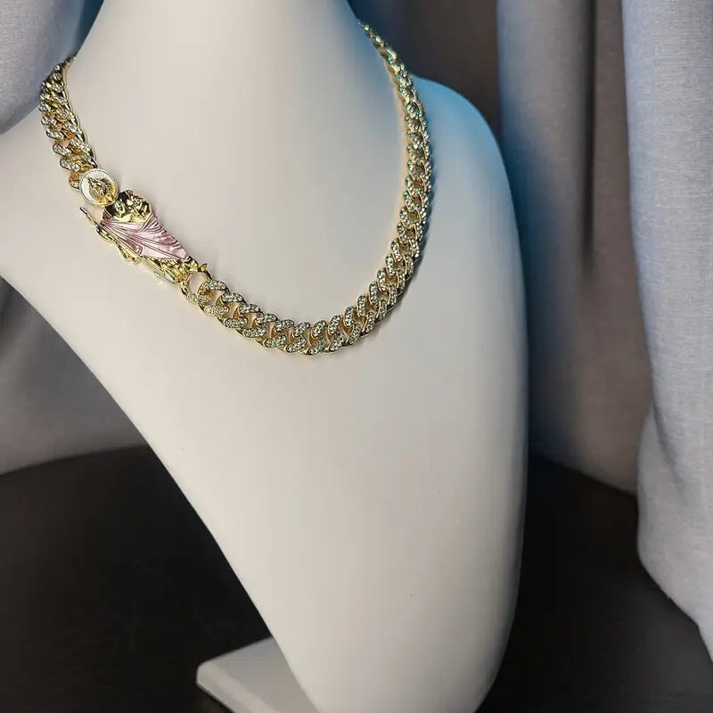 Miami Cuban Chain Necklace – Gold-Plated Statement Jewelry