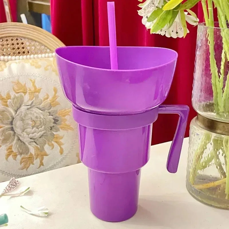 2-in-1 Popcorn & Drink Cup