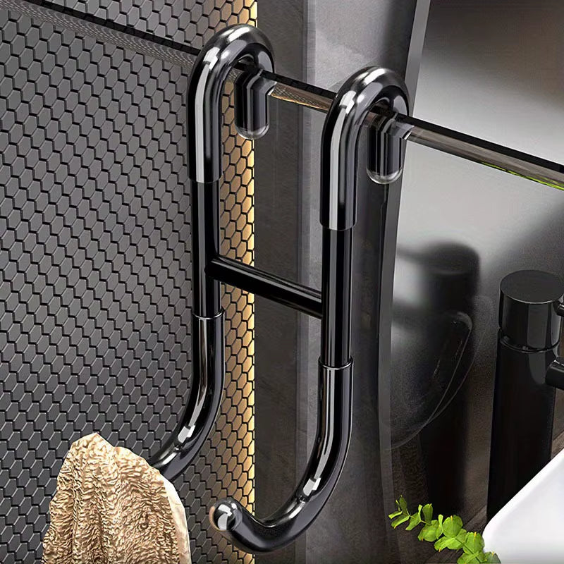 Stainless Steel Over-the-Door Shower Hooks – No-Drill Towel & Utility Hangers