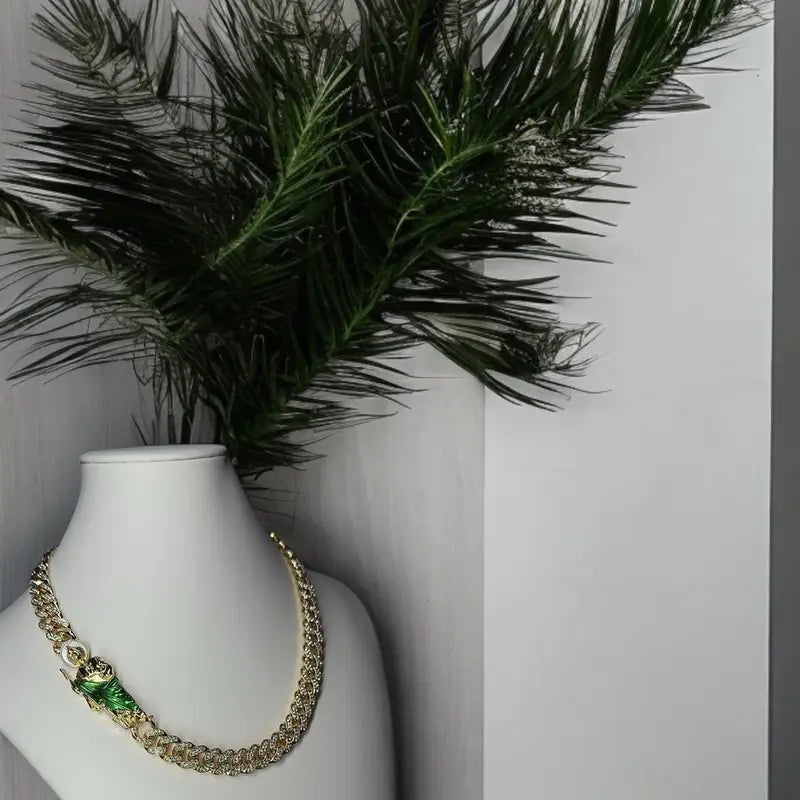 Miami Cuban Chain Necklace – Gold-Plated Statement Jewelry