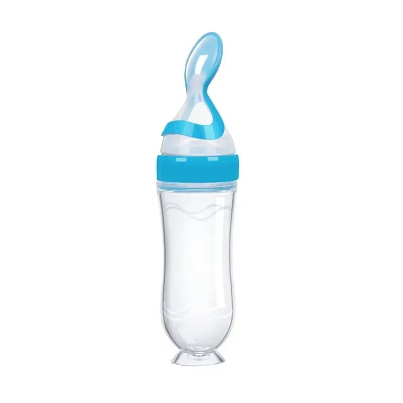 Silicone Baby Food Feeder with Dispensing Spoon