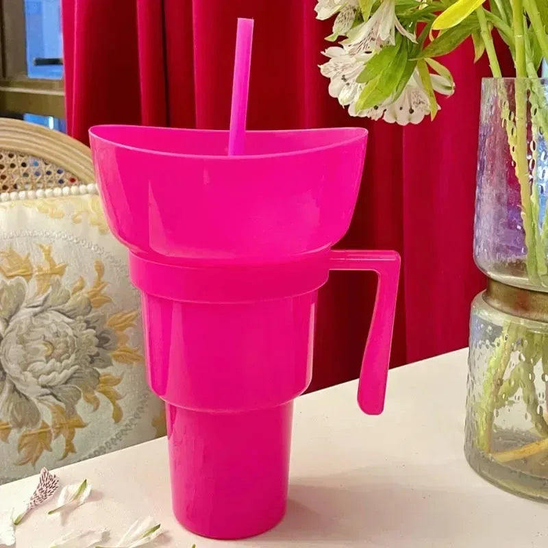 2-in-1 Popcorn & Drink Cup