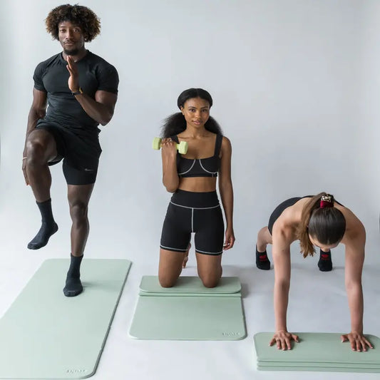 2-in-1 Fitness & Yoga Mat – Extra Thick, Foldable & Versatile