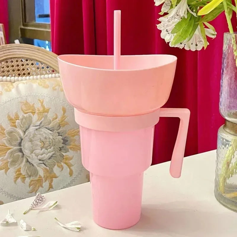 2-in-1 Popcorn & Drink Cup