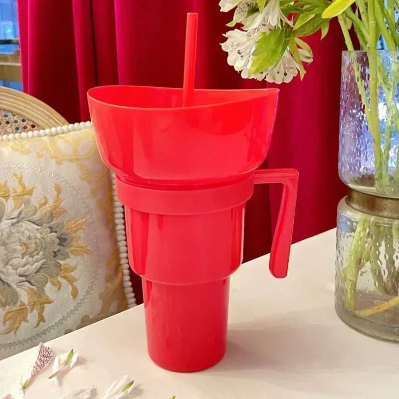 2-in-1 Popcorn & Drink Cup