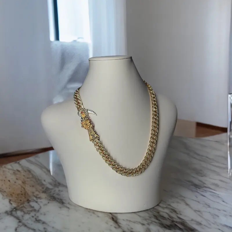 Miami Cuban Chain Necklace – Gold-Plated Statement Jewelry